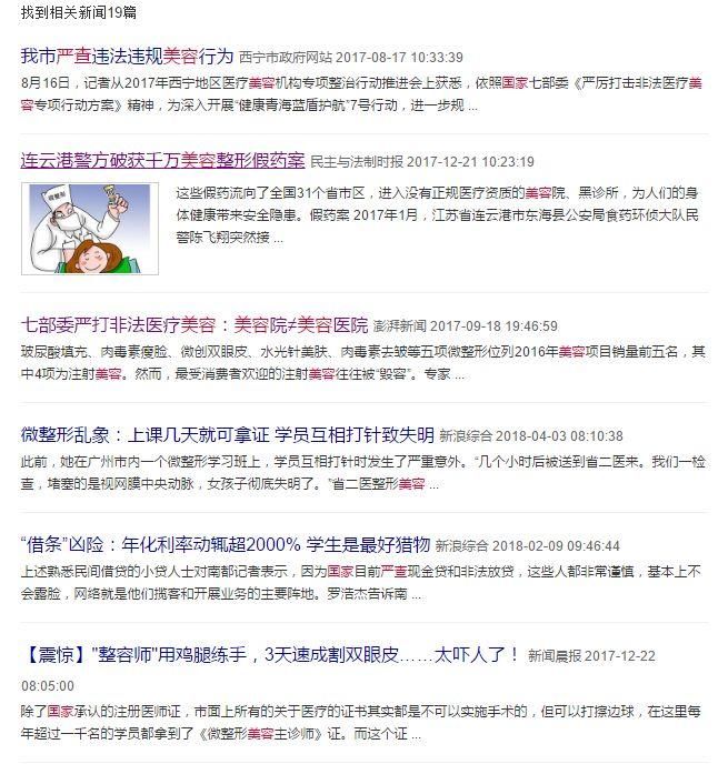 紧急通知!国家对美容行业开始严查 行业面临洗