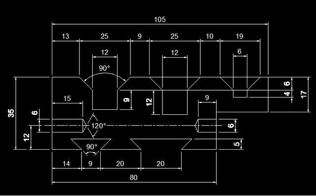CAD制图初学入门,图纸从简单到难,最后一张就