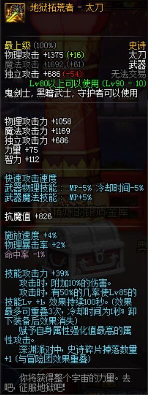 Dnf:红眼最强武器排行2018.7