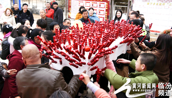隰县去延村贫困户为全村送了一份特殊的贺岁礼