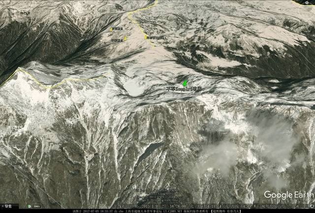 地理分界(谷歌地图按印度立场划界) 多卡拉山口,中印双方均有公路直达