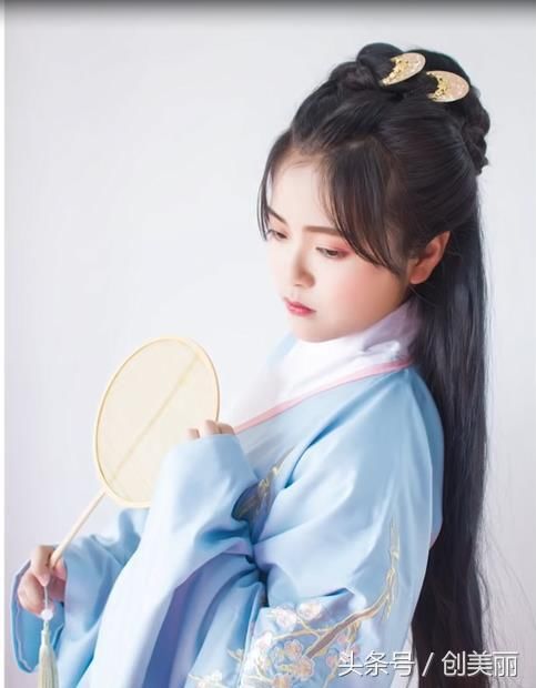 教你简便编织古风发型,搭配汉服来过一个有意