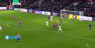 动图:水晶宫2-3曼联,天赋决定胜负,努力弥补不