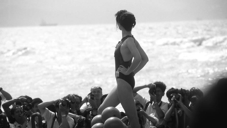 1994年，深圳，泳装模特儿摄影大赛。