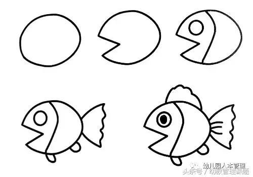 幼儿园简笔画教程大全,老师家长收藏喽!