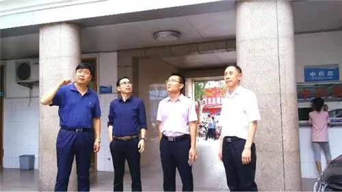 新华医疗集团副总裁江山到南阳市骨科医院考察
