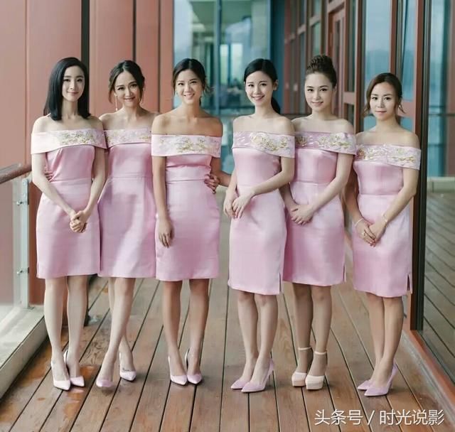 杨幂阿娇刘诗诗Angelababy婚礼的伴娘服对比