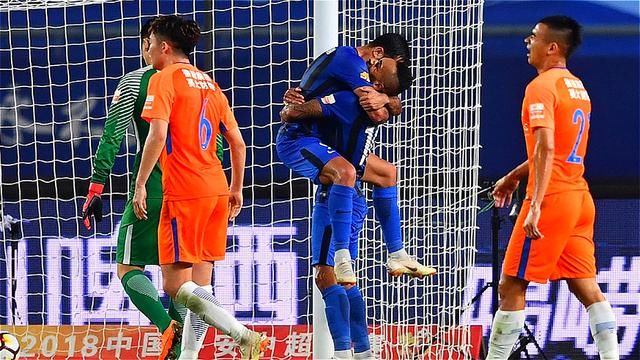 中超14轮首日比赛综述:国安鲁能全平局,上港5