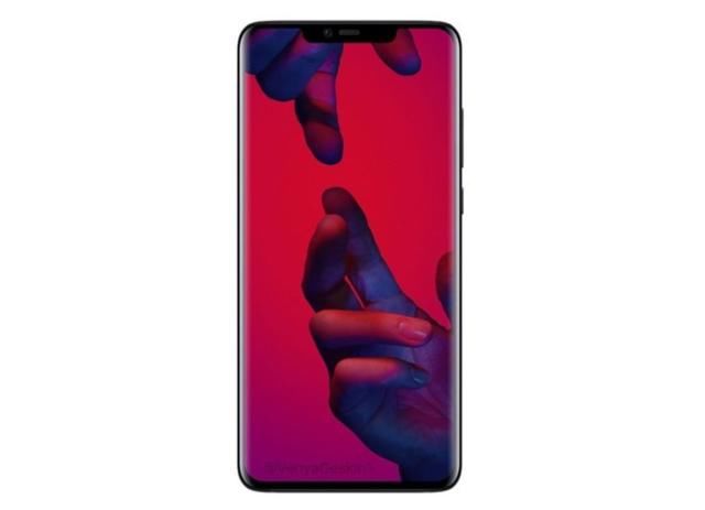 华为Mate 20正面照现身 COP封装+3D结构光