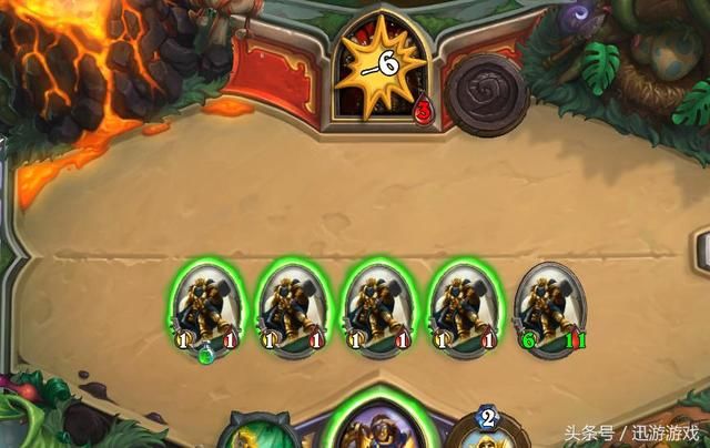 炉石传说:战斗号角被削骑士受重创?默默掏出平