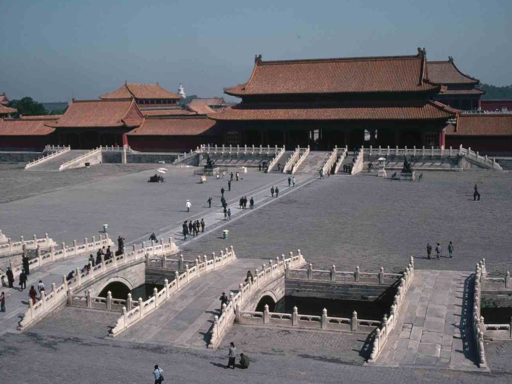 罕见老照片:西方镜头下,80年代的老北京城