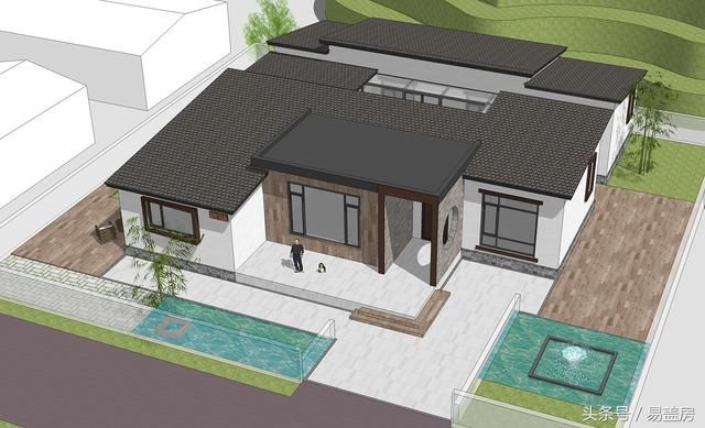 云南业主91万建三合院养老,三层农村小院比城