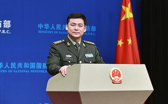 国防部新闻发言人任国强就美售台武器发表谈话,任国强称,中国国防部对