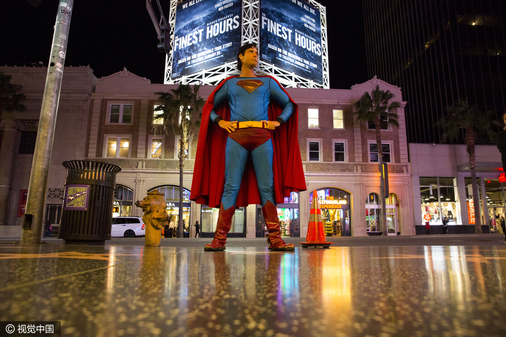 克里斯托弗扮演的超人在好莱坞大道多年来备受欢迎。