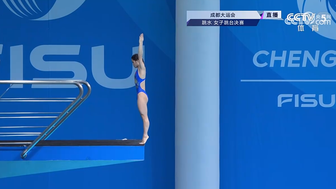 王伟莹 张蕊包揽大运会女子跳台冠亚军 王伟莹 张蕊包揽大运会女子跳台冠亚军