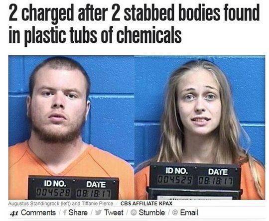 情侣夜里残杀两人 还将尸体浸泡在化学液体里溶尸 情侣夜里残杀两人 还将尸体浸泡在化学液体里溶尸