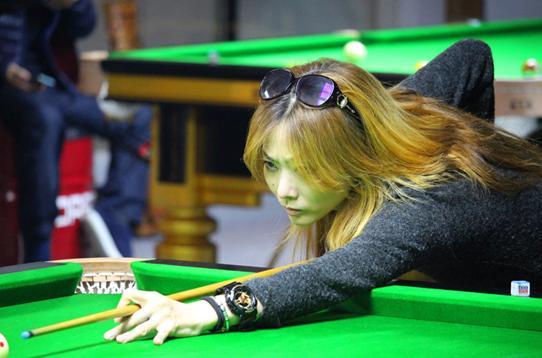 日本美女球员看好中式台球 盛赞世锦赛影响巨大