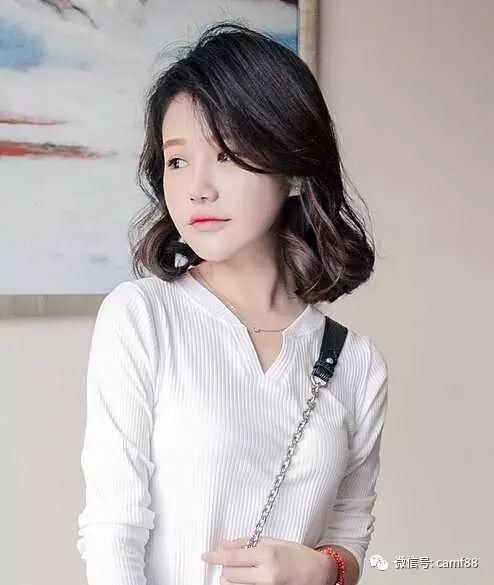 女人味中长发烫发发型小卷,超级好看!