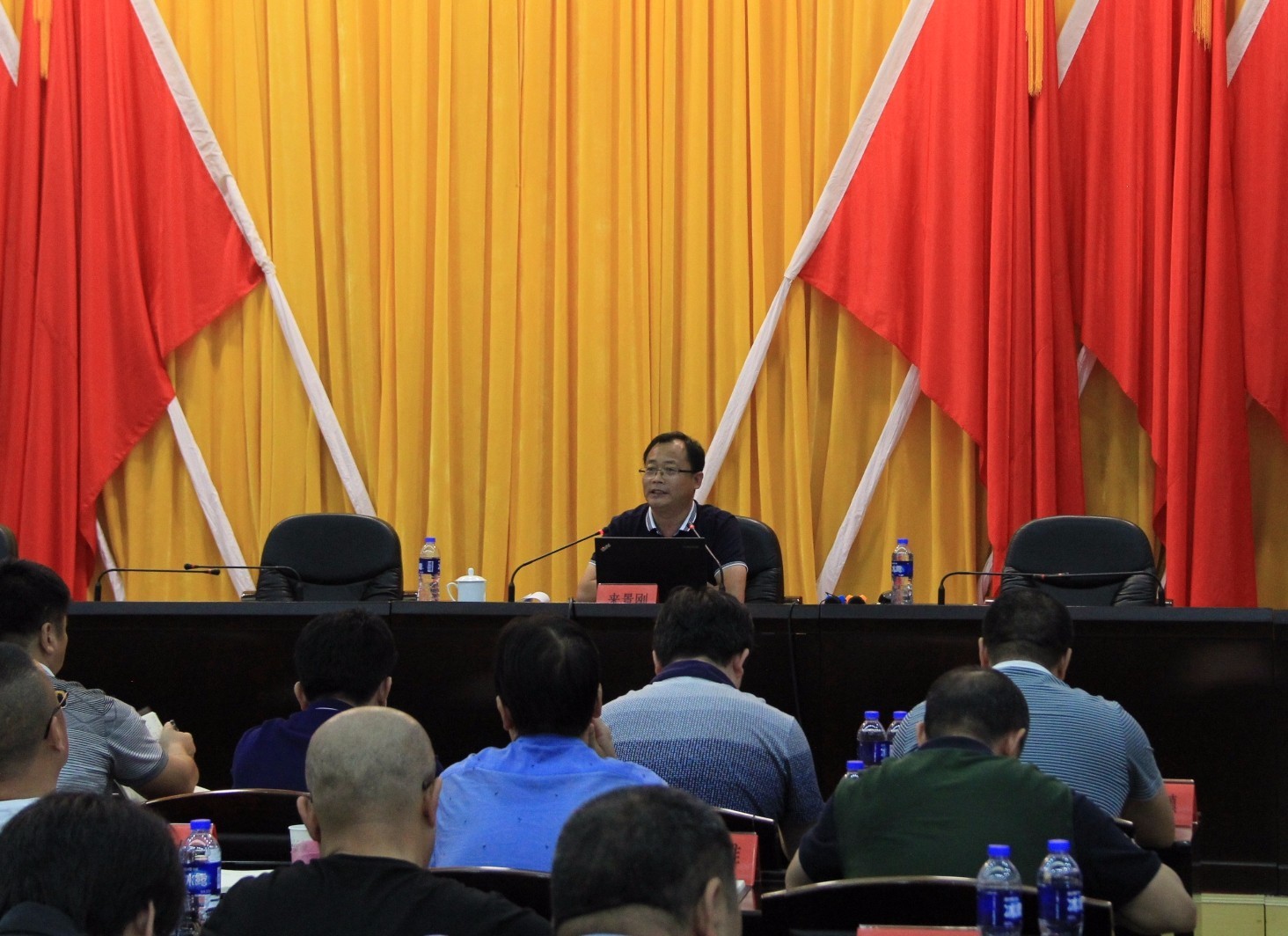 密云区委组织部副部长来景刚授课