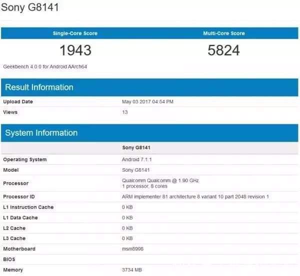 索尼年度旗舰来袭,小米6与三星S8好日子到头