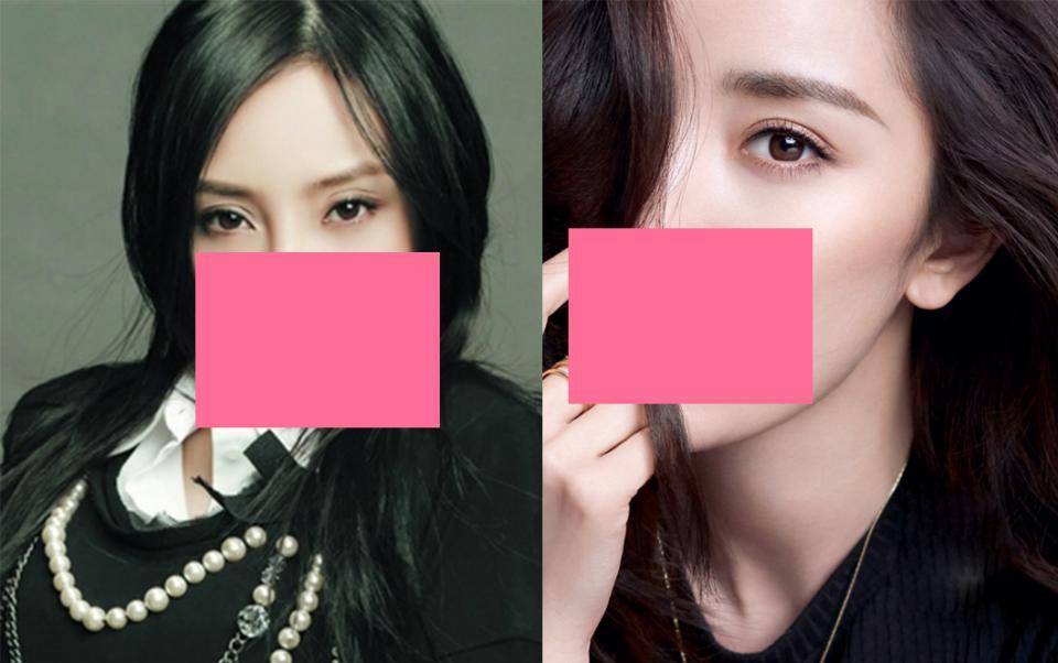 杨幂化妆师要炸了!玻尿唇,平行欧式双眼皮撞脸熊乃瑾,李小璐!