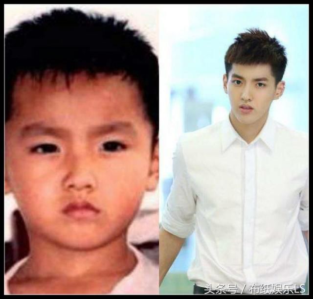 昊然李易峰杨洋胡一天古天乐:小时候长得丑?但
