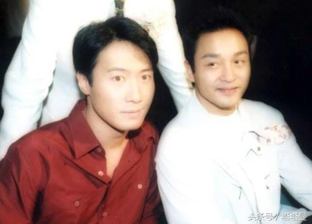 张国荣和娱乐圈型男们的合影,怪不得被评为香