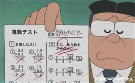 大雄为何常年考试都是0分?他不是白痴,而是超