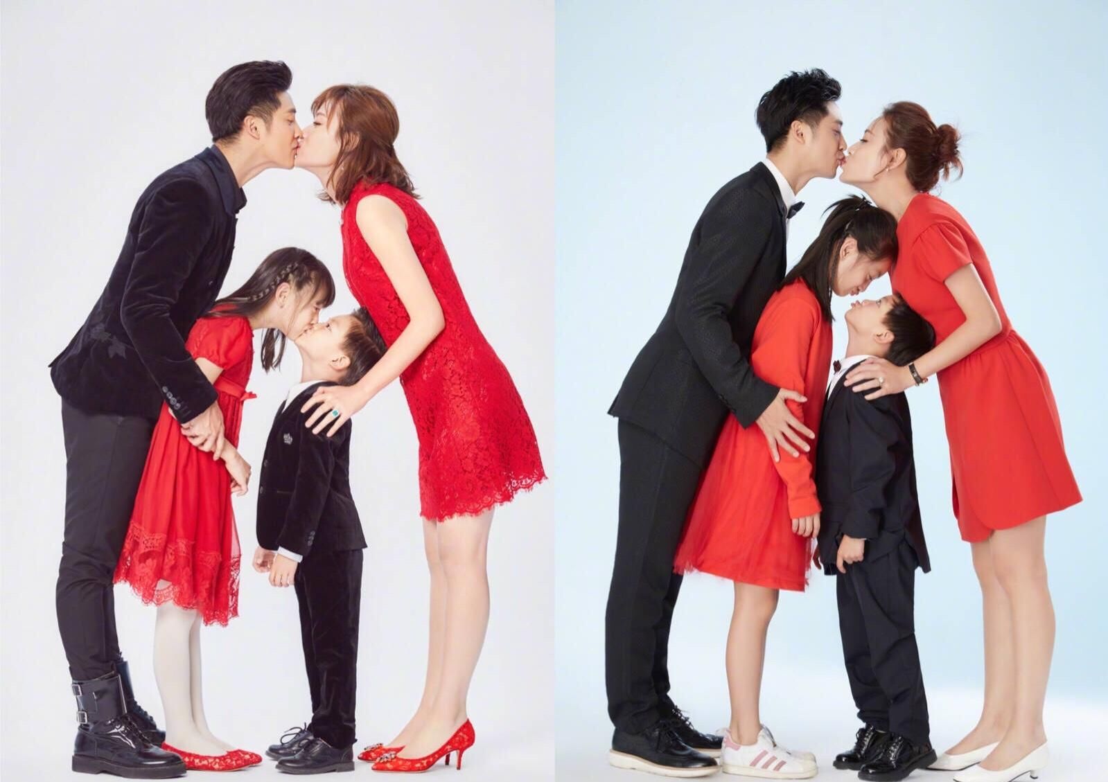 这个春节:炸出了娱乐圈一大波恩爱与幸福,幸福小家庭合照大比拼