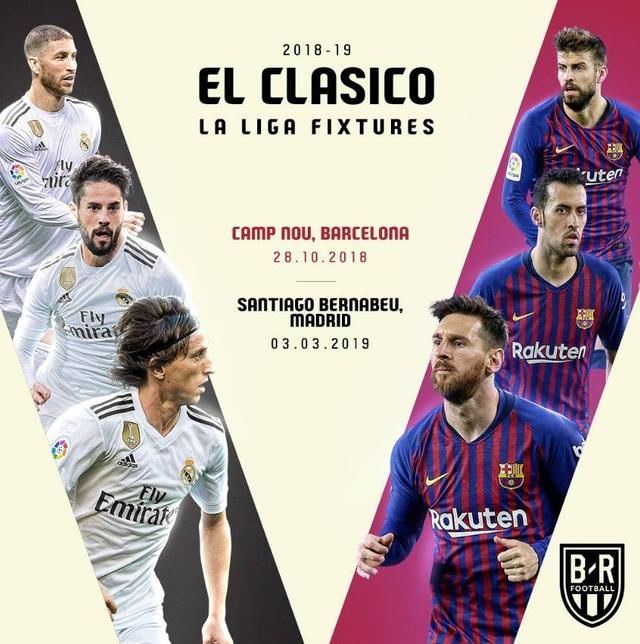 2018-19赛季西甲赛程出炉!球迷:国家德比应犹