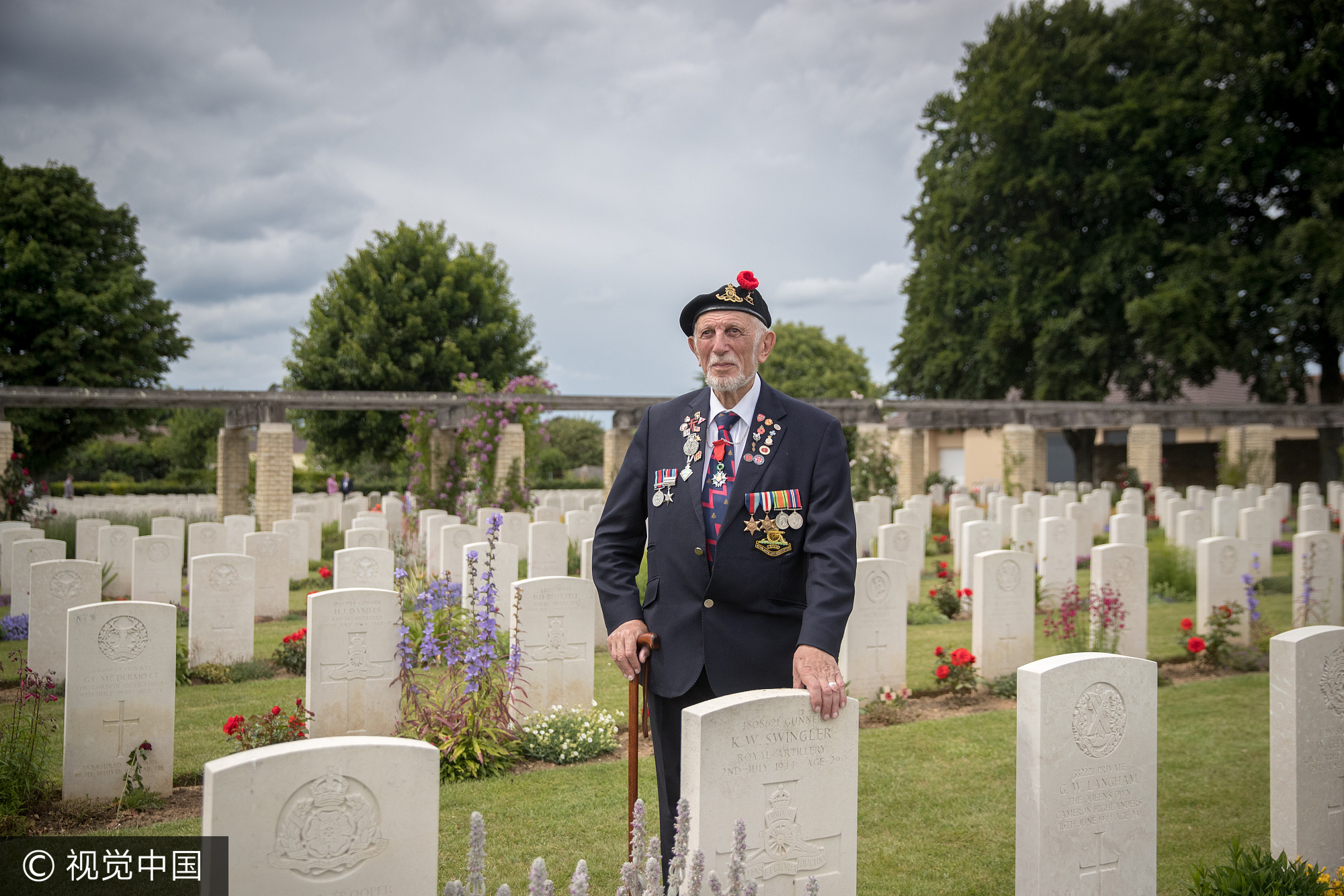 诺曼底登陆73周年纪念仪式在法国举行