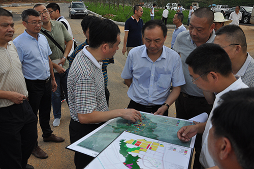 南平市长许维泽到我区调研项目建设暨同城化工作