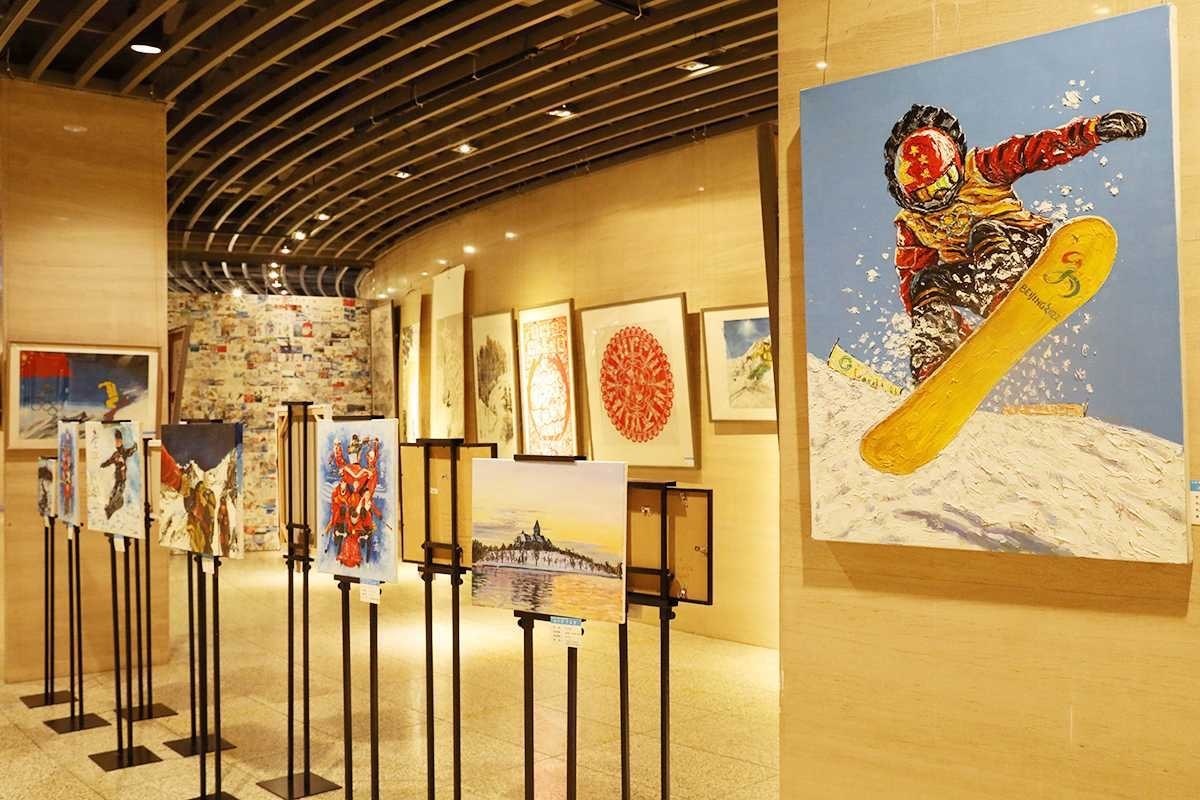 “冰雪情·冬奥梦”200余幅主题绘画展出 “冰雪情·冬奥梦”200余幅主题绘画展出