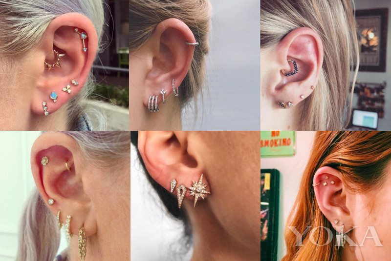 ins上那些多耳洞潮人 把耳钉戴满耳朵是一种怎样的体验?