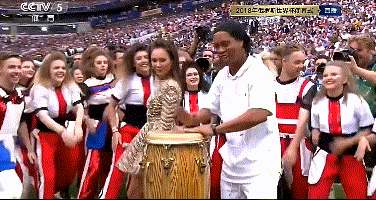 世界杯决赛, 众星的风头全被小罗和俄罗斯名模