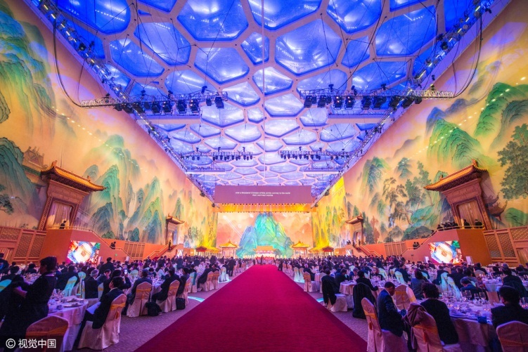 北京APEC欢迎晚宴。