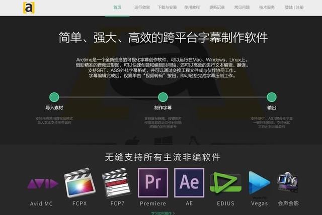 视频剪辑后期处理软件生态