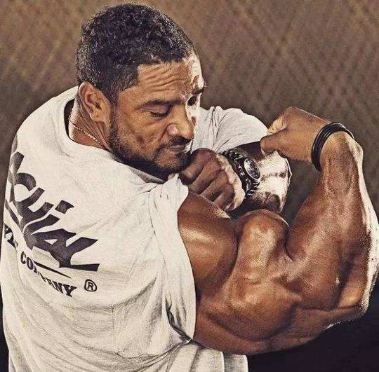 no3:荷兰肌肉巨兽罗利·温克拉,我们更习惯称之为大萝莉,臂围61.