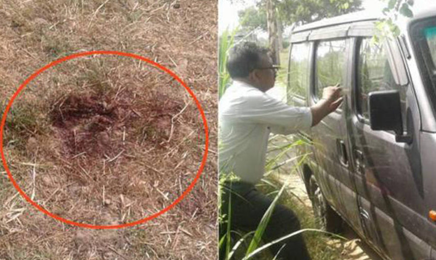 图为事发现场。