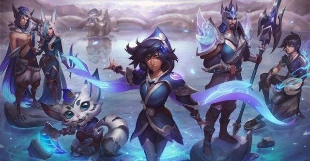 英雄联盟:S1到S7冠军皮肤原画全在这儿了,想不