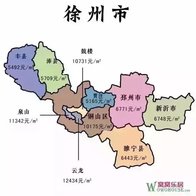 7月份江苏房价地图出炉 兴化房价竟然涨到了这