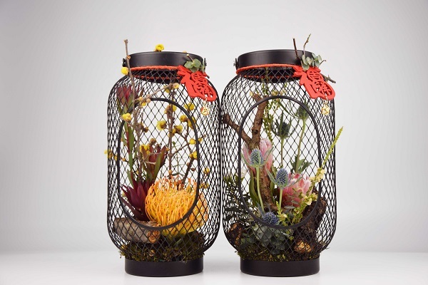 19岁冠军花艺师设计两款“有故事”的年宵花 19岁冠军花艺师设计两款“有故事”的年宵花