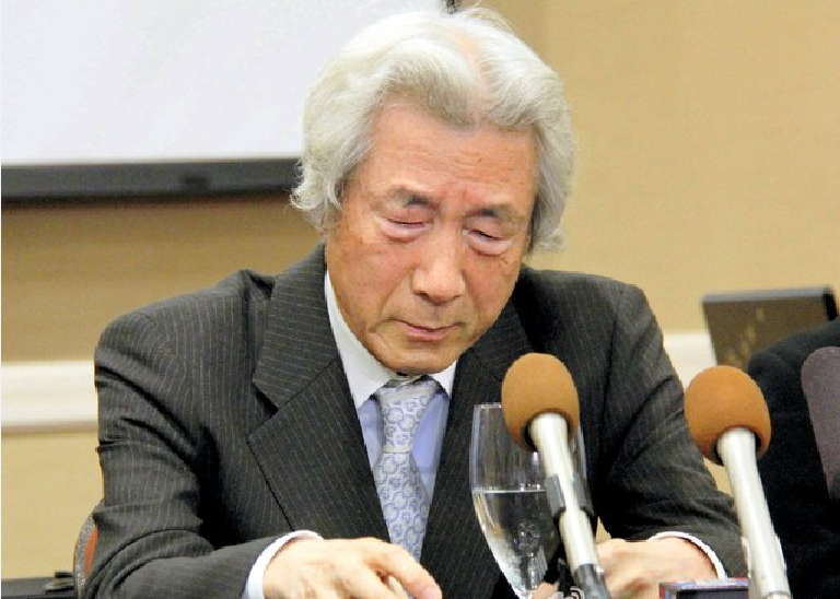 呼吁"零核电"的原日本首相小泉纯一郎(74岁),于日前访美时得知参与