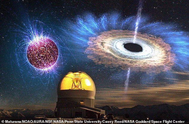 科学家声称拍到首张黑洞照片 距离地球2亿光年
