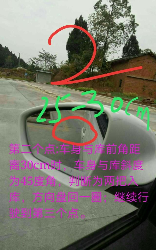2018驾照新规科二:倒车入库看准三点一把过