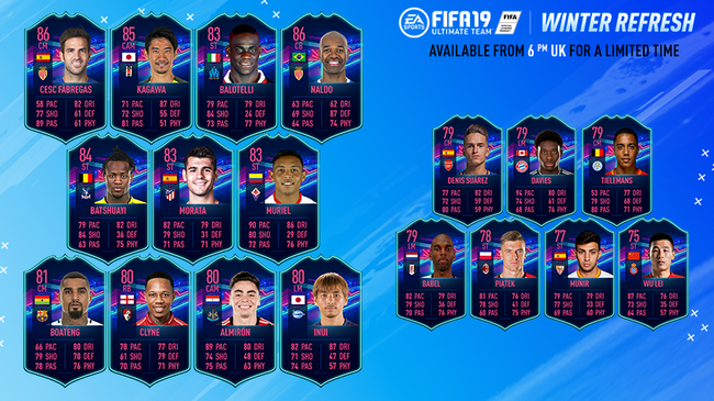 FIFA19为武磊推出新球星卡!总评75分 速度87分 FIFA19为武磊推出新球星卡!总评75分 速度87分