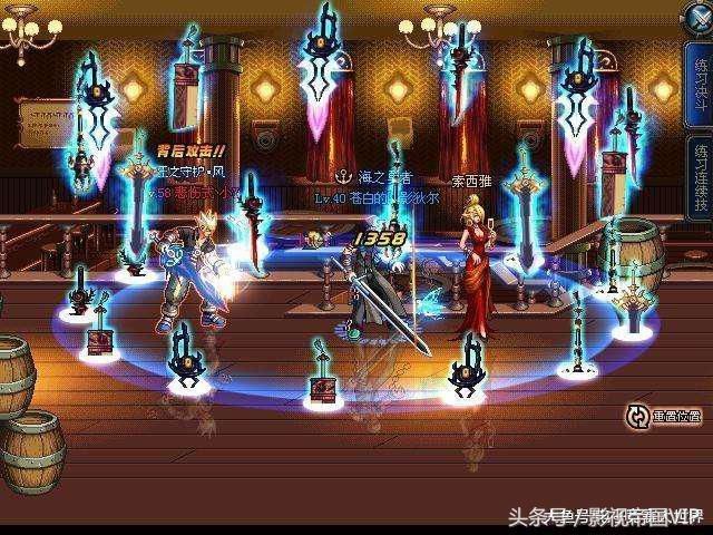 DNF 全职业一觉伤害 前3排名:红白双煞名落松