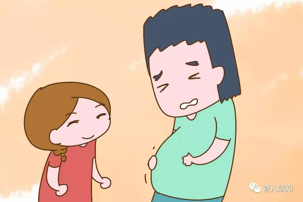 如果男人生孩子,这画面,女人做梦都能笑醒