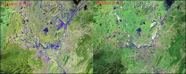 全球最早的高清卫星地图,原来安徽早在50年前