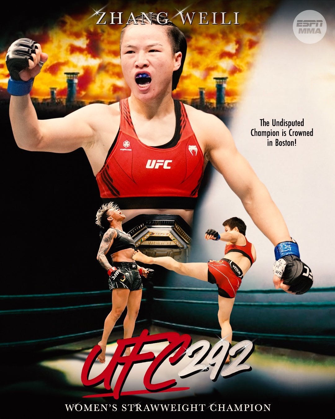 绝对碾压卫冕金腰带!我叫张伟丽,来自中国,你们记住我了吗_北京时间